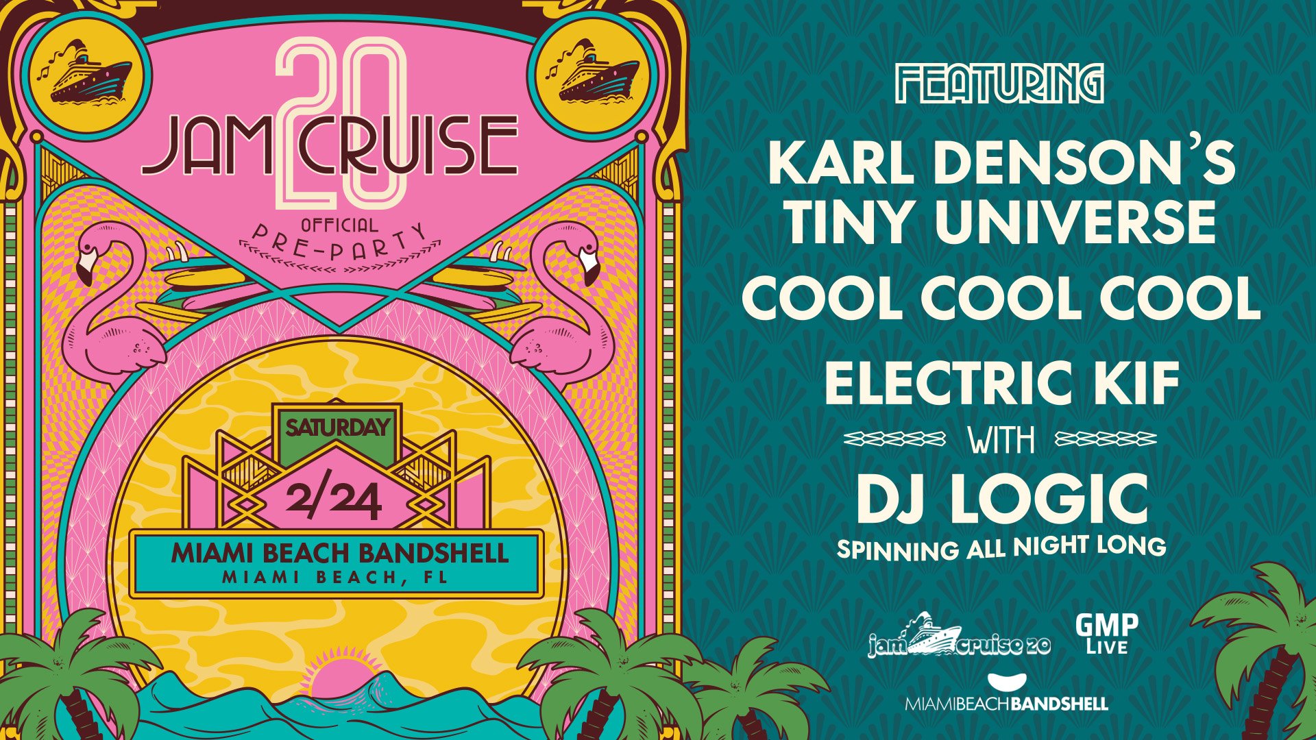 Jam Cruise 20 Official Pre-Party feat. Karl Denson's Tiny Universe