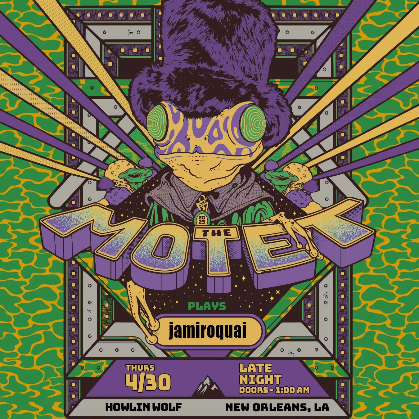 The Motet Plays Jamiroquai at The Howlin' Wolf, April 30th, 2026 (late night)