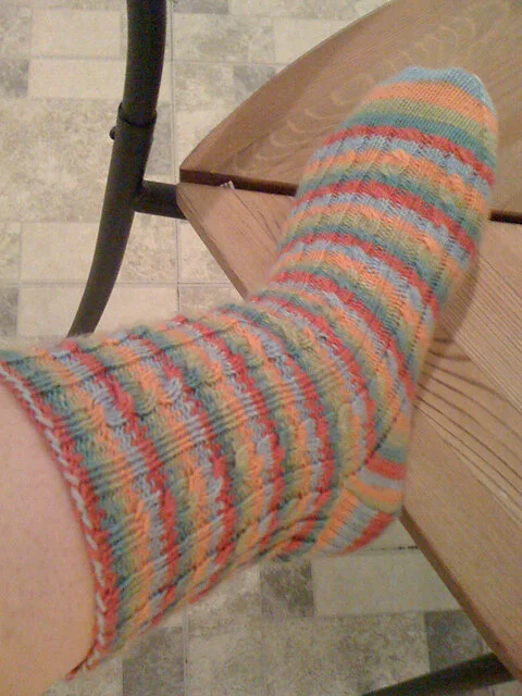 FO: BFF Socks (test Knit)