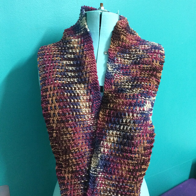 FO: Fiesta Boomerang Scarf