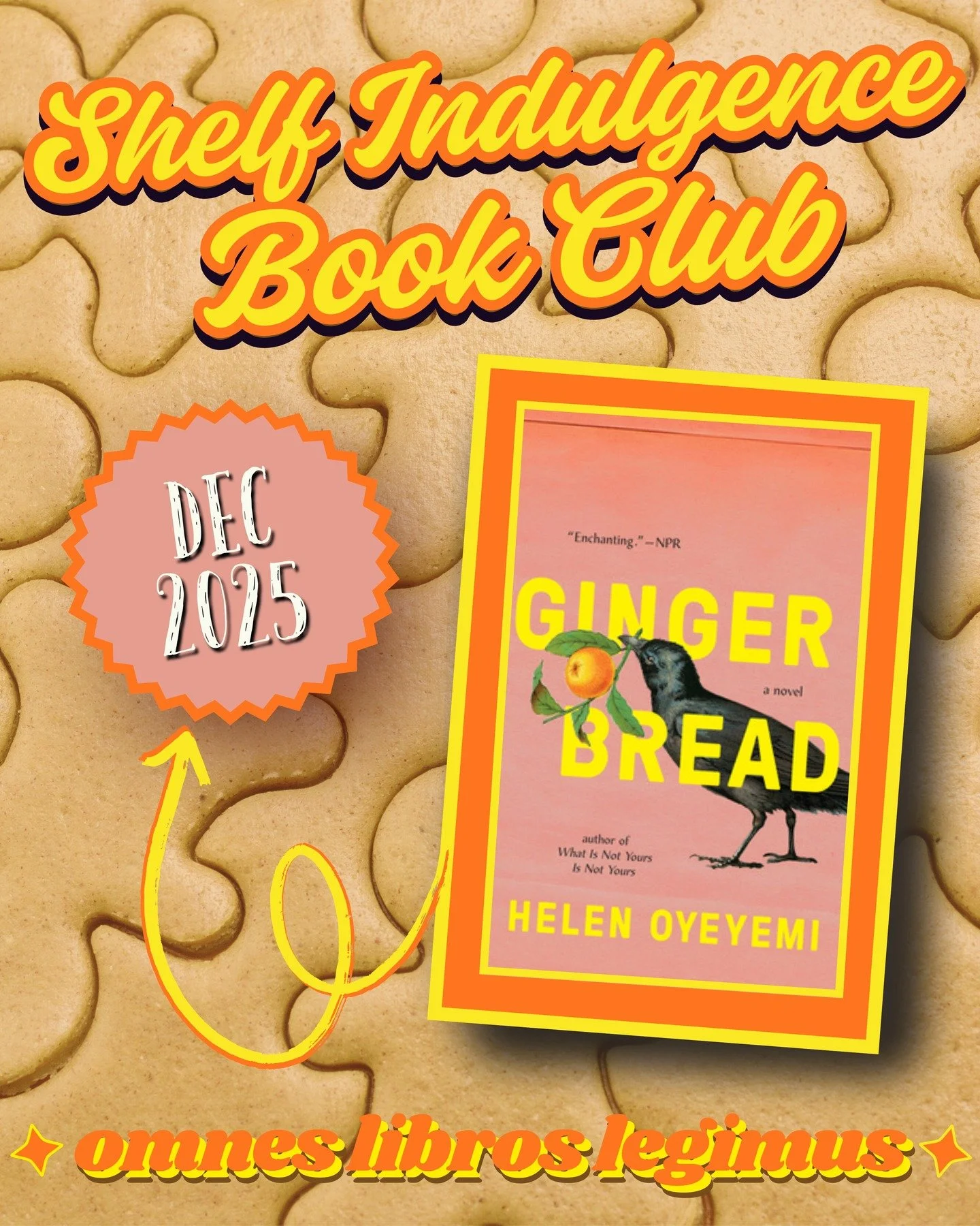 Our December book selection will be Ginger Bread by Helen Oyeyemi! Find a copy in your preferred format and join the club to read with us: https://tinyurl.com/FableSIBC
#gingerbread #helenoyeyemi 

#readallthebooks #omneslibroslegimus #wereadallthebo