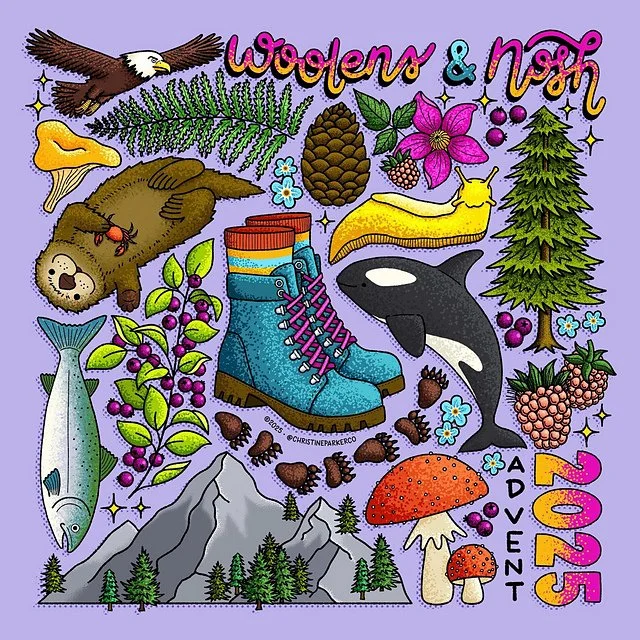 Woolens &amp; Nosh Advent Socks 2025