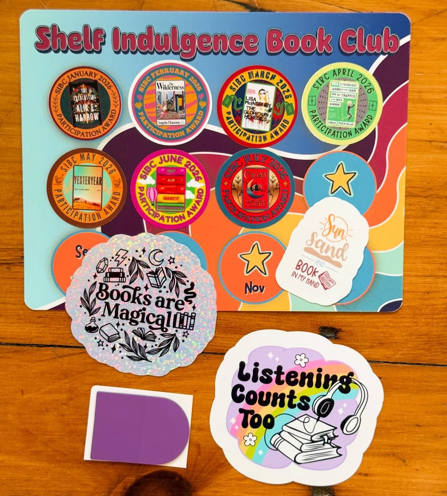 June and July&rsquo;s installment of the SIBC Sticker Club shipped out together (a little late for June and a little early for July since I was away camping for a bit!).

If you missed the announcement, don&rsquo;t worry! You can still join mid-year 