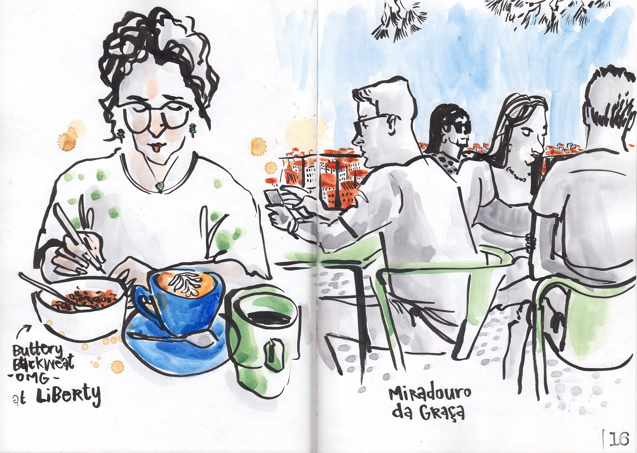 Drawing Lisbon: a week to remember