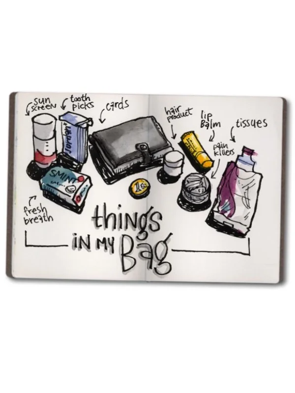 Fill a Sketchbook Page in 15 Minutes