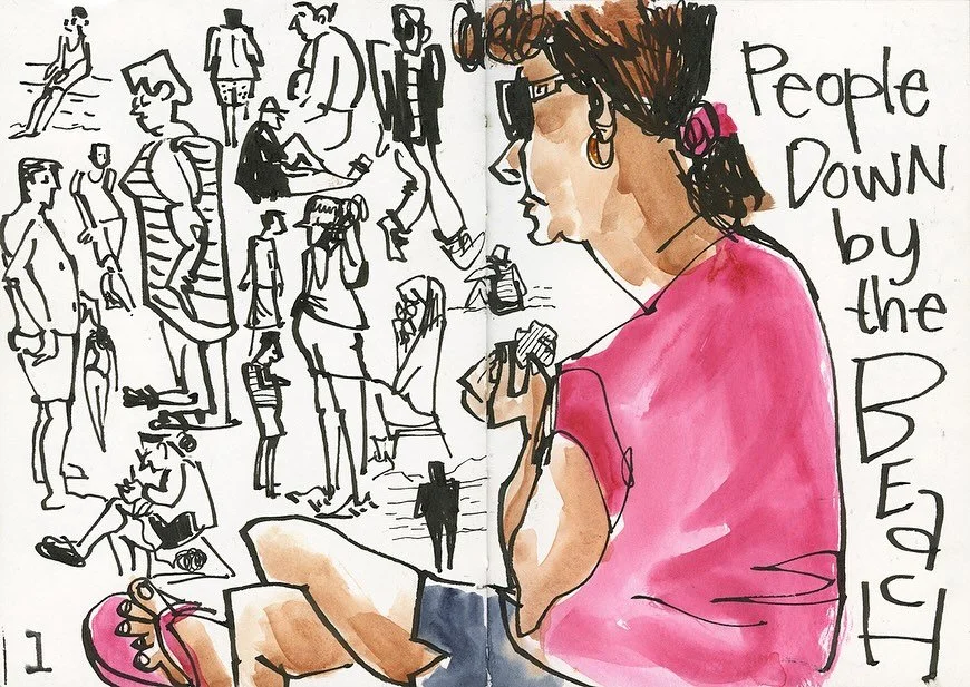 I love drawing people. It&rsquo;s exciting and fun. Wherever I am, on the street or in a caf&eacute;, people bring my sketches to life.

Lots of artists find drawing people hard. We worry about proportions, faces, or that people move too much. 

But 