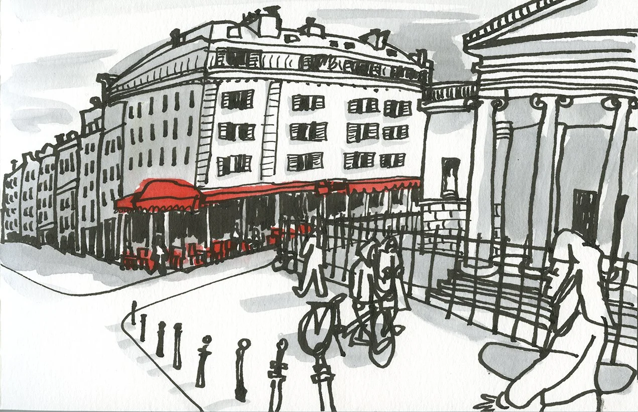 Drawing Paris Street Corners Without Leaving Home