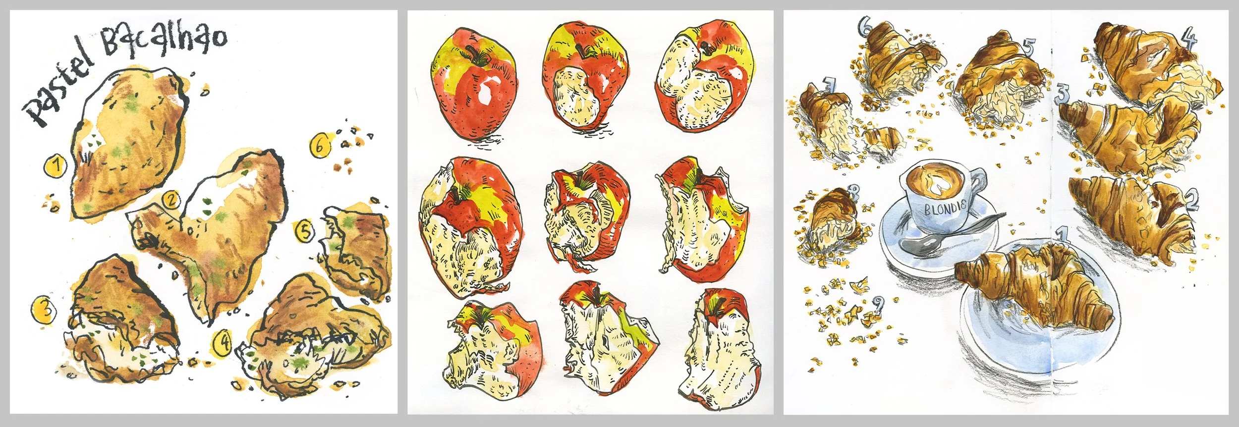 How To Turn Lunch Into Sketchbook Art