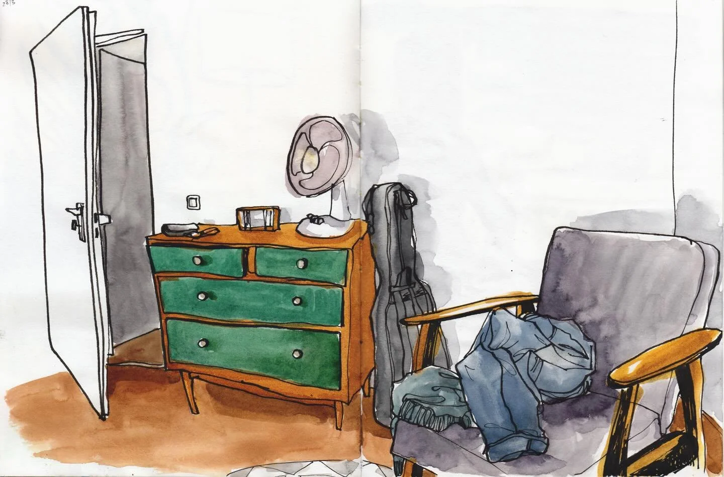 Going through my archives for a project I&rsquo;m working on&hellip; here&rsquo;s a random selection of drawings, from sketchbooks from 2010-2024, I random order.