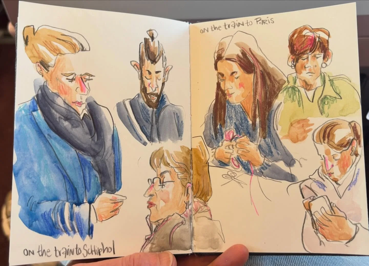 On my way to Paris. To draw, of course, and to prepare for the workshop Paris Sketchbook. A deepening experience for you and your inner artist, this September. 

Will you join me, @cynthiamorris and @marcus.mcallister.artist there? 

Link is in my pr