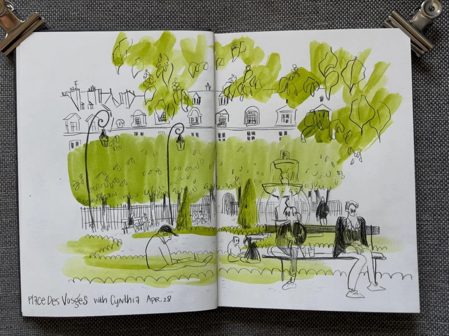 Paris is always a good idea. 
In just 4 days, I sketched so much and this is the loot!

YOU can do this too, and you&rsquo;ll have even more days for it.

Join me, @cynthiamorris and @marcus.mcallister.artist in Paris this September for the creative 