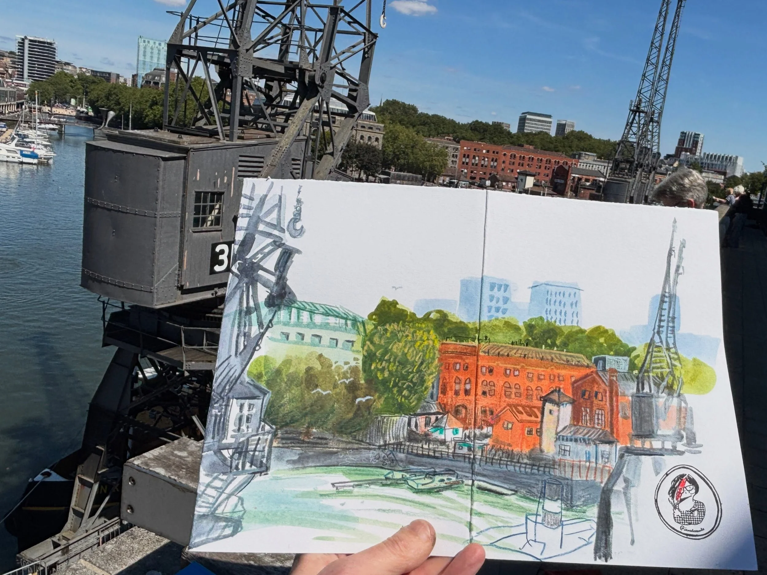 Last class of @pushingyoursketchingboundaries 

I really enjoyed the quick exercises @inmaserranito gave us, and of which I didn&rsquo;t take photos yet. Working quickly works better for me. This final drawing for which we had an hour, to capture a v