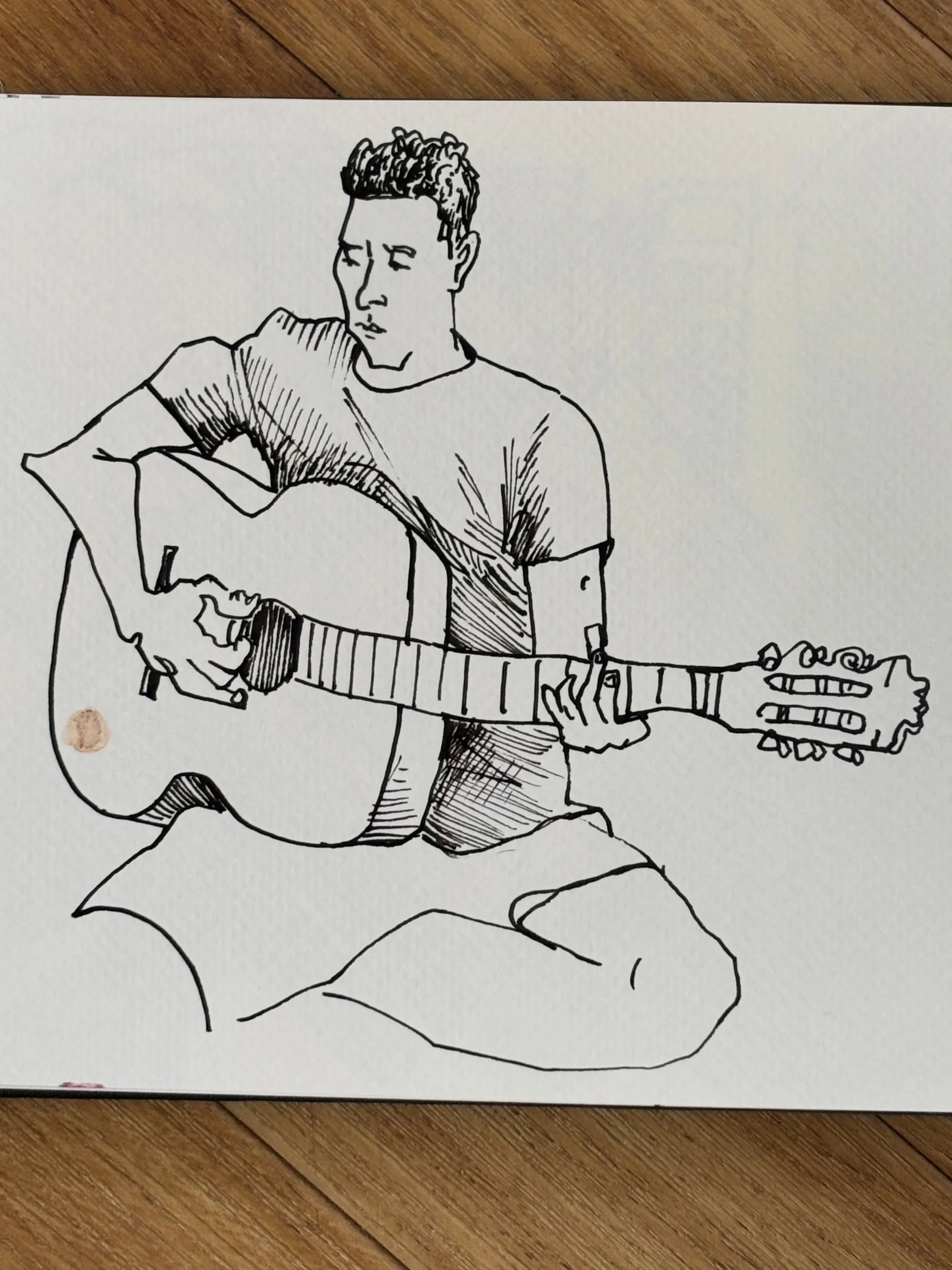 Lately I&rsquo;ve been loving a very simple set: dip pen, brush and India ink. It&rsquo;s a limited kit, and a little fussy on location, but as long as I don&rsquo;t wear white, I&rsquo;m safe.

I used to think of the dip pen as a scratchy device tha