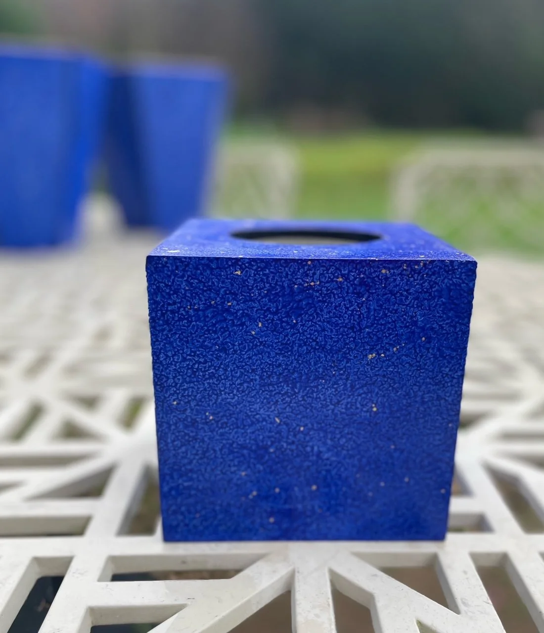 Lapis Tissue Box — Master The Art at Leighton