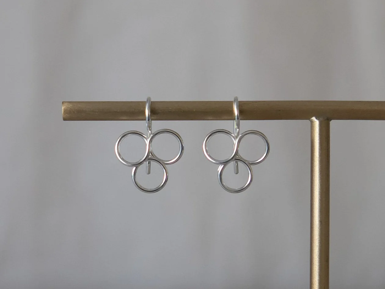 Trefoil Drop Earrings