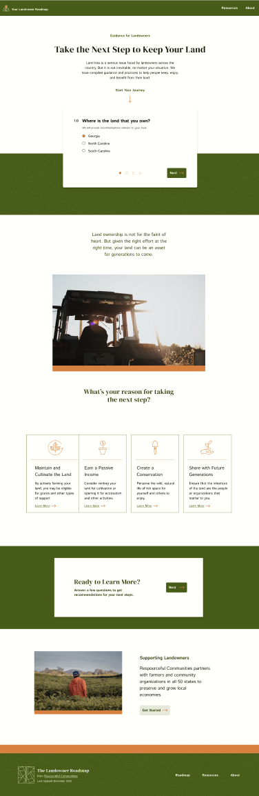 Your Landowner Roadmap