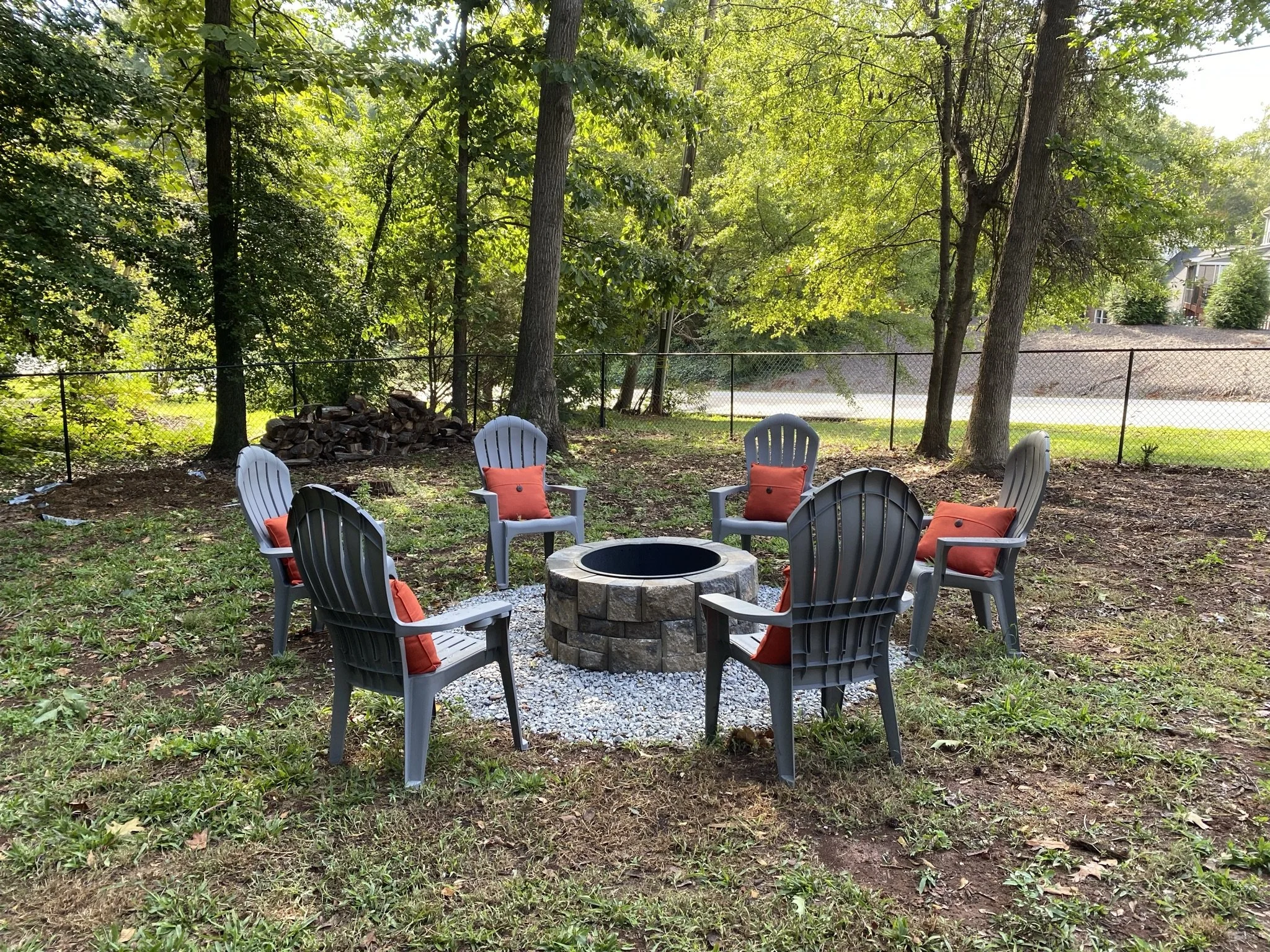 A quick little fire pit for a wonderful customer!