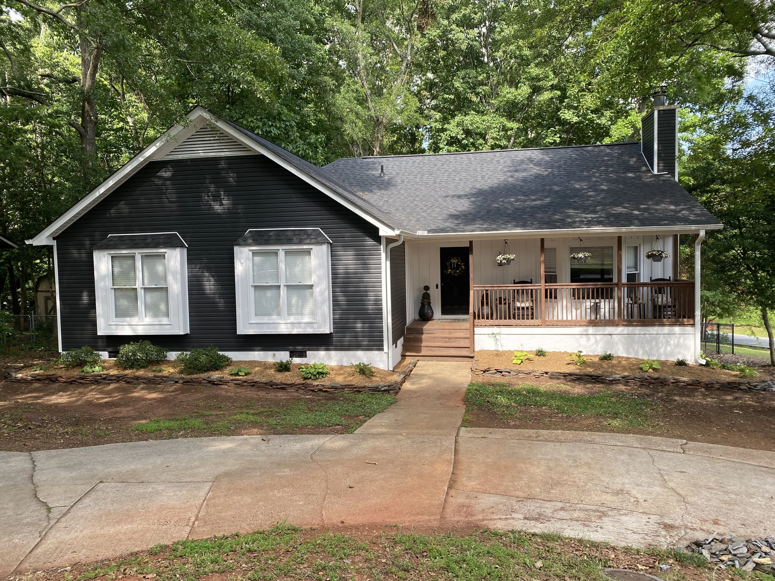 Done with the house beds, on to the yard!