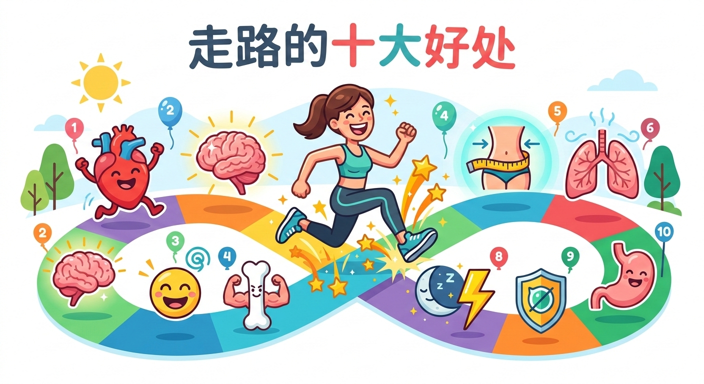 走路的十大好处