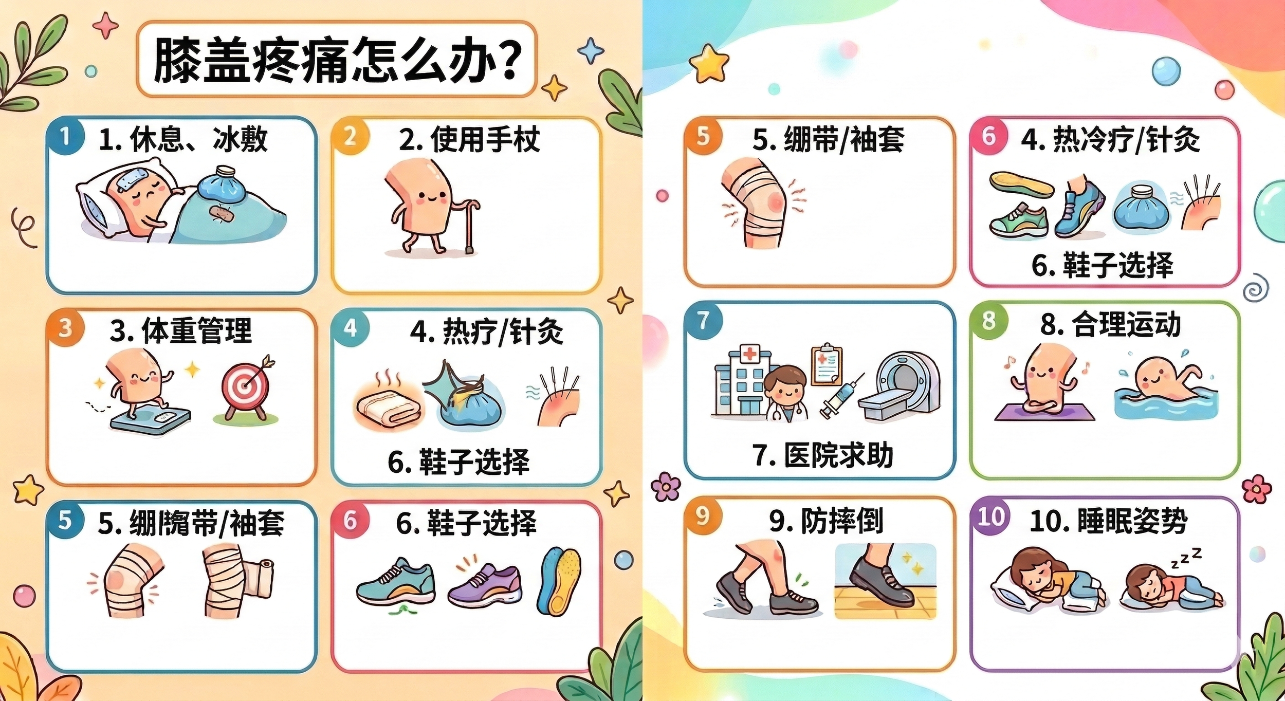 膝盖疼痛怎么办？