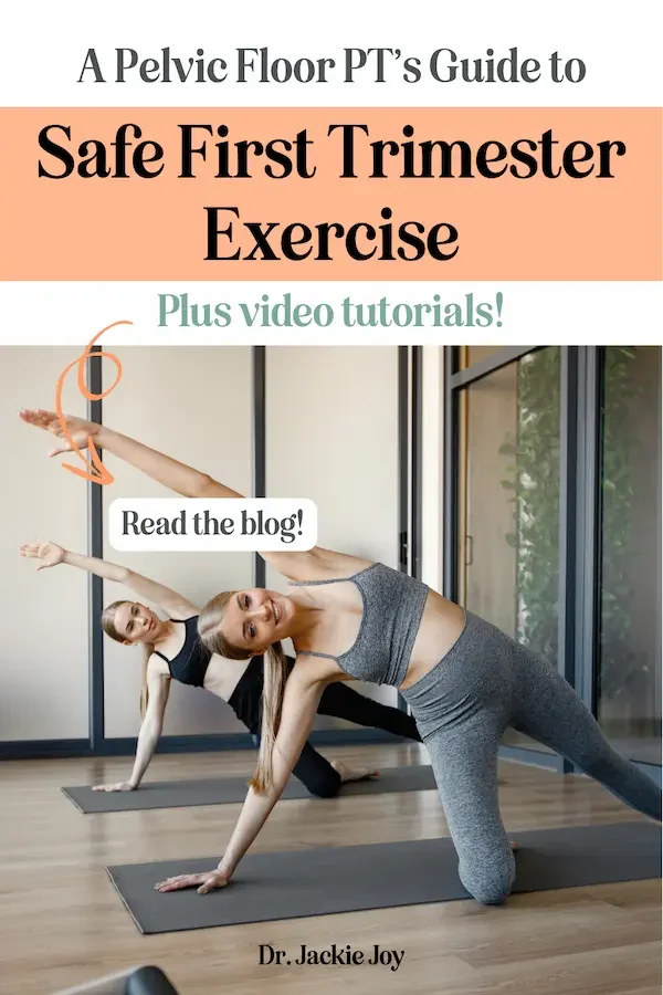 Safe Exercises for First Trimester — Dr. Jackie Joy | Fertility ...