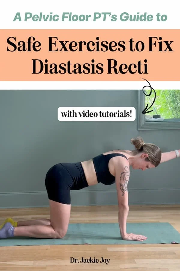 exercises to fix diastasis recti