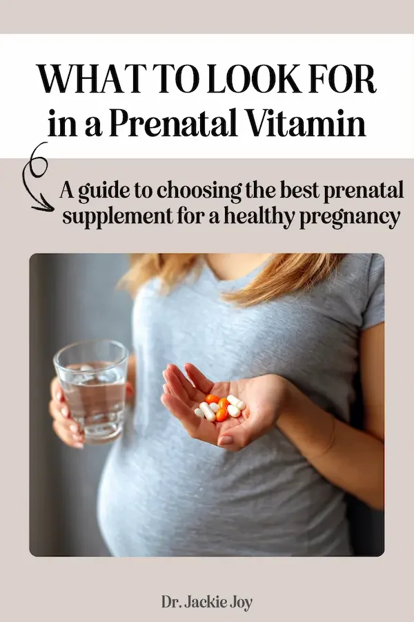 prenatal vitamin recommendations