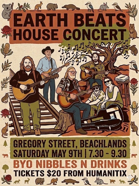 Earth Beats House Concert