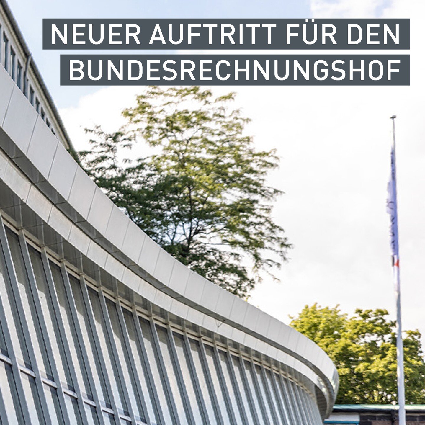 Wir freuen uns &uuml;ber die gewonnene Ausschreibung f&uuml;r das Corporate Design des Bundesrechnungshofes. Unser Ziel ist es, ein modernes und zeitgem&auml;&szlig;es Erscheinungsbild zu gestalten, das die Rolle des Bundesrechnungshofes als unabh&au