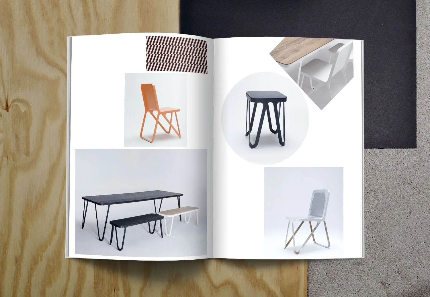 Doppelseite mit Produktfotos im Katalog von NeoCraft