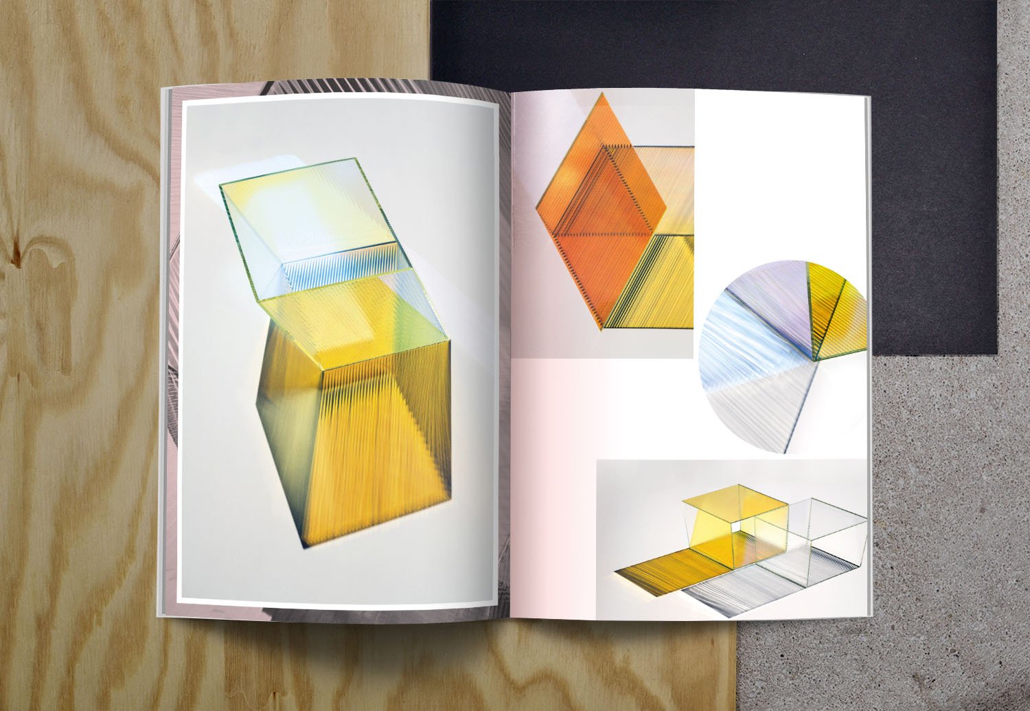 Doppelseite mit Produktfotos im Katalog von NeoCraft