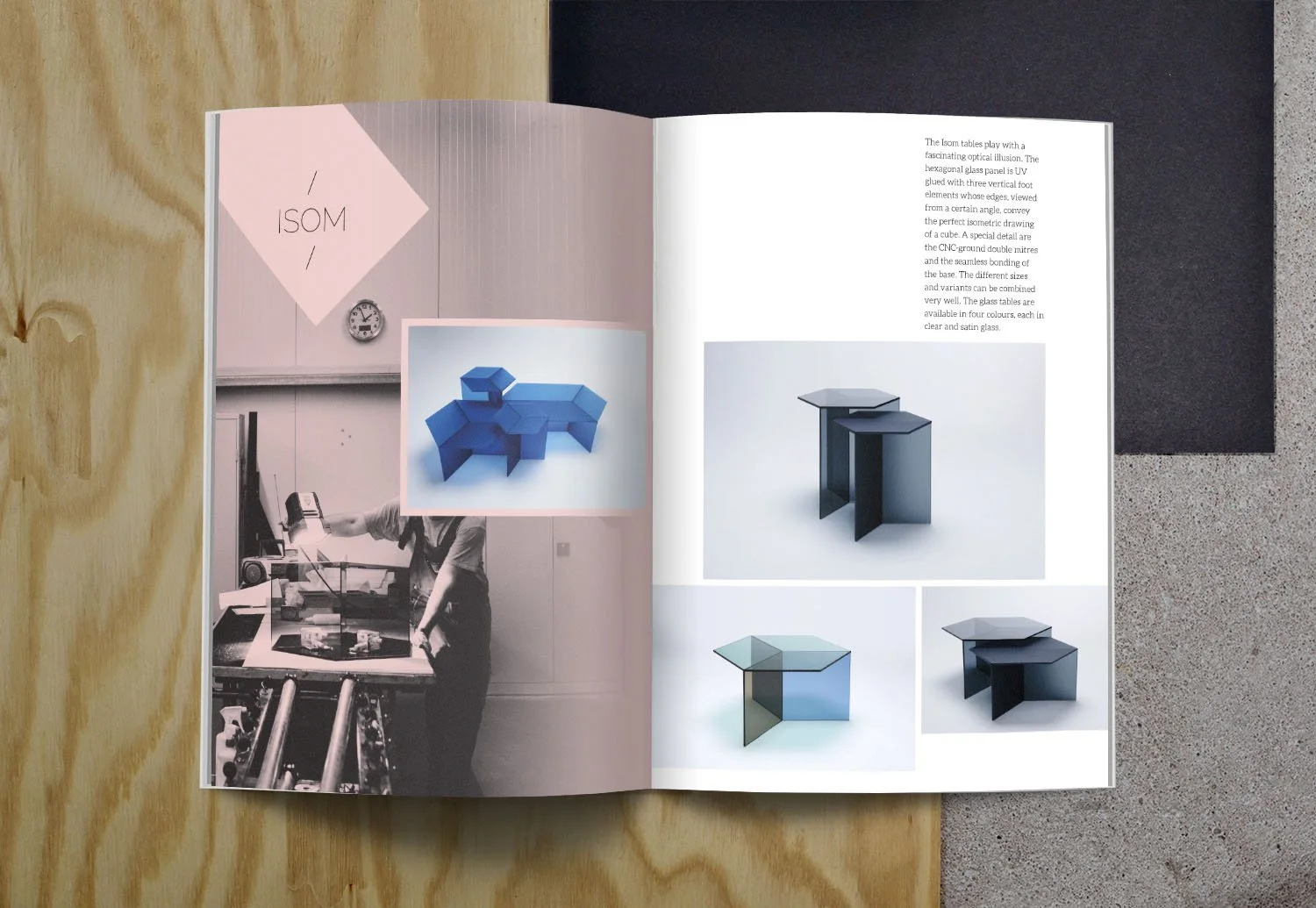 Doppelseite mit Produktfotos im Katalog von NeoCraft