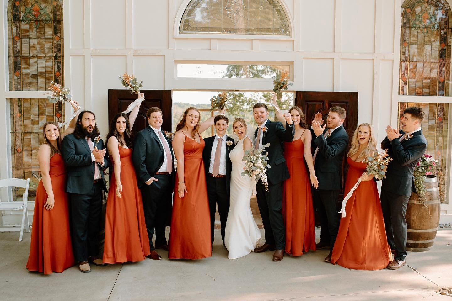 Loved this bridal party from a wedding back in May that I second shot with @kaylanelsonphotographysc! 

The bouquets, the dresses, and all the details made this bridal party just stunning 😍. But most importantly, they were all so extremely happy all