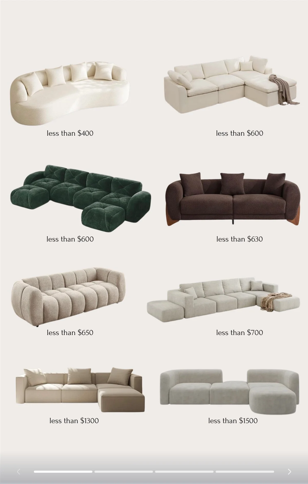 Couches - Recreate the staged look