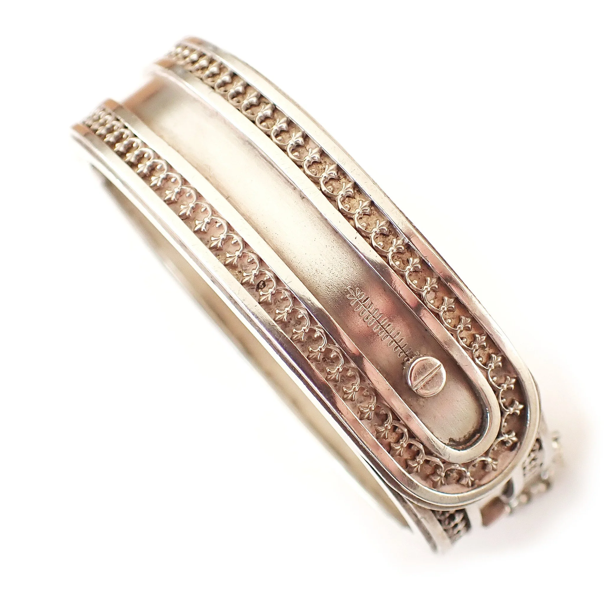 Victorian Button Cuff Bangle