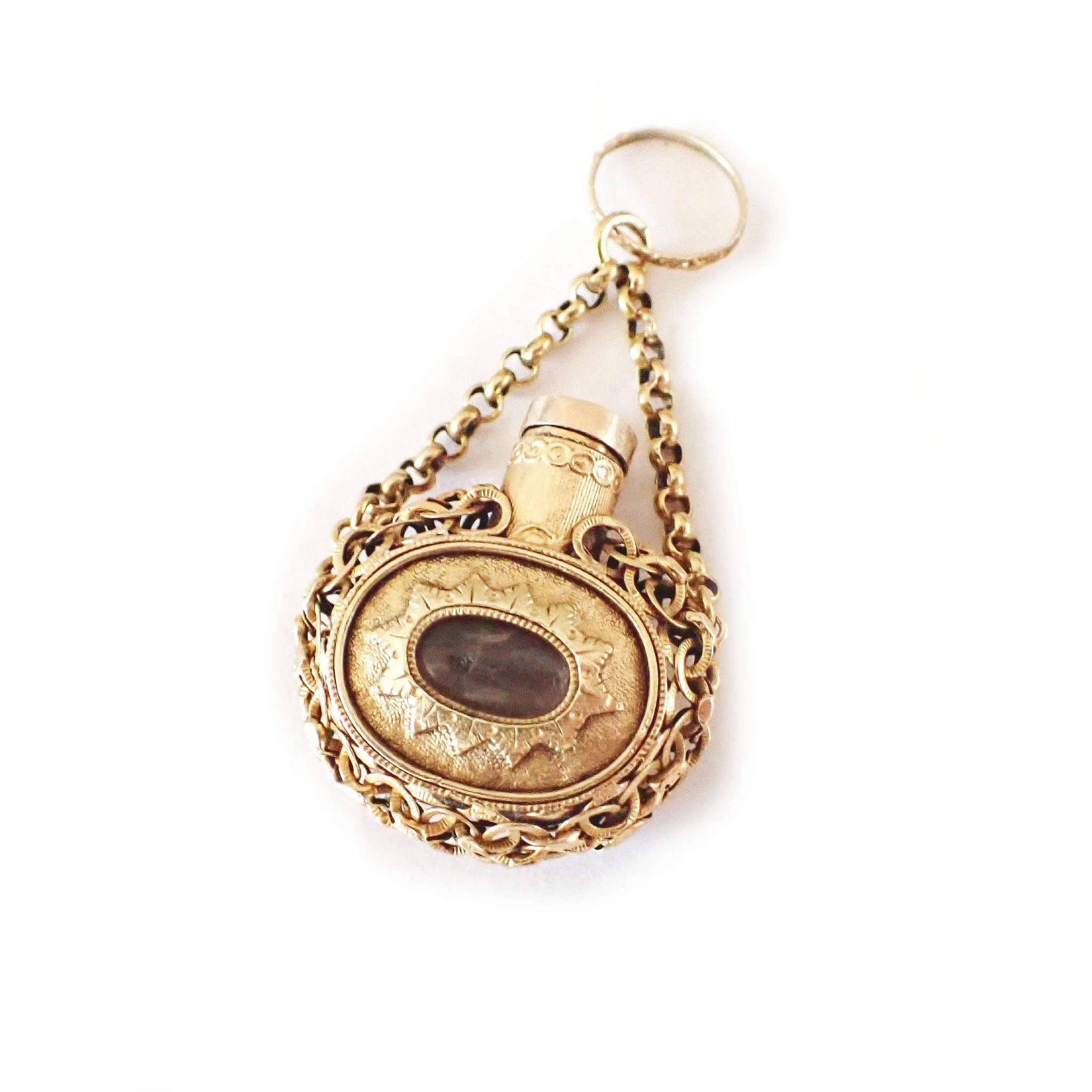Late Georgian Decorative Scent Bottle Locket