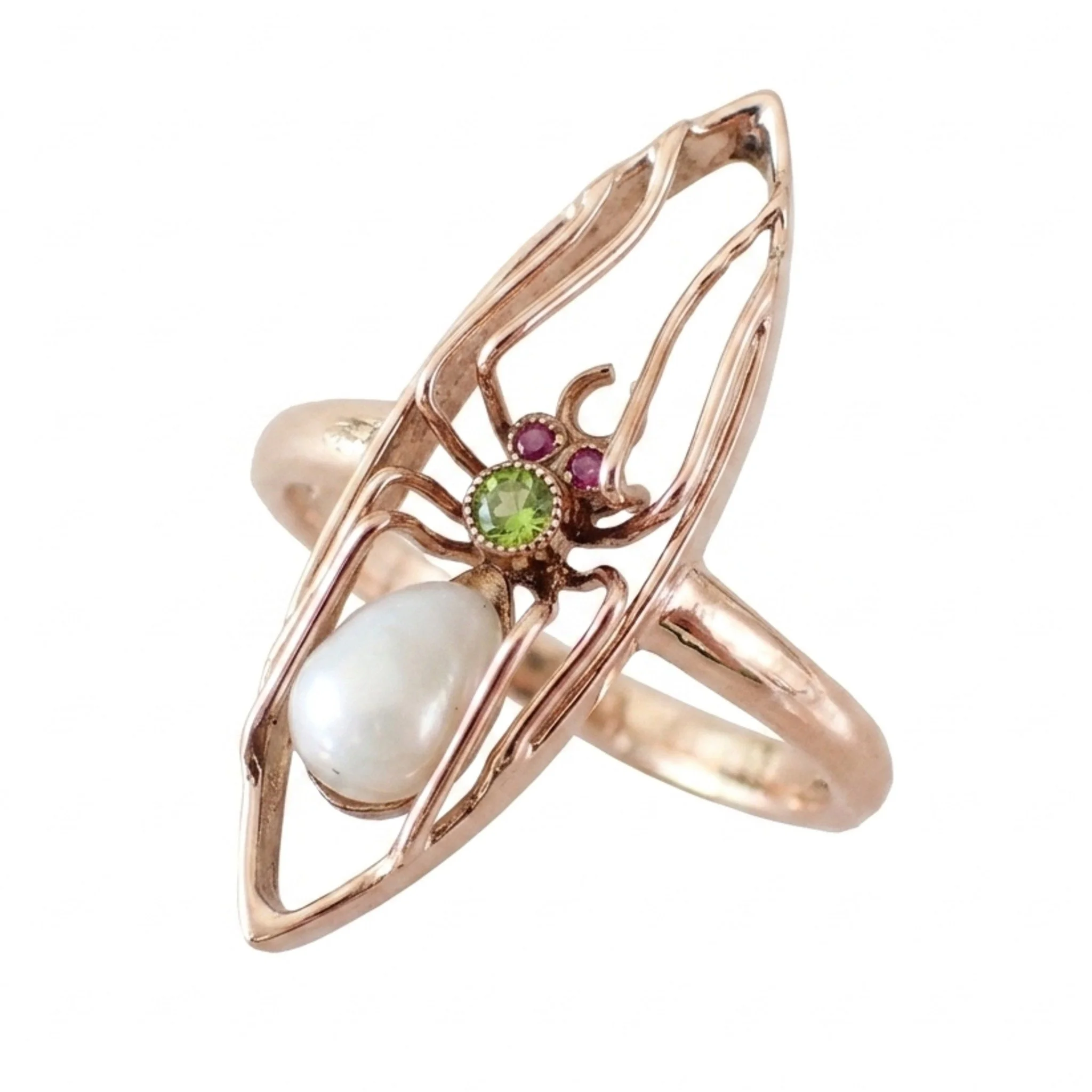 Edwardian Spider Pinky Ring