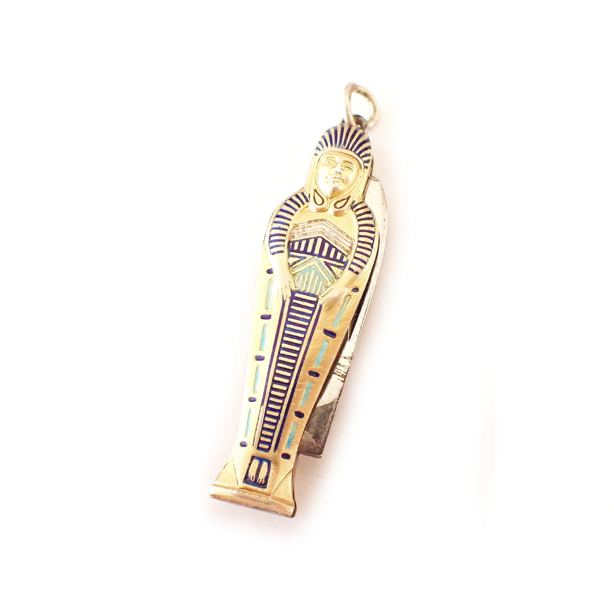 Art Deco Sarcophagus Penknife Pendant