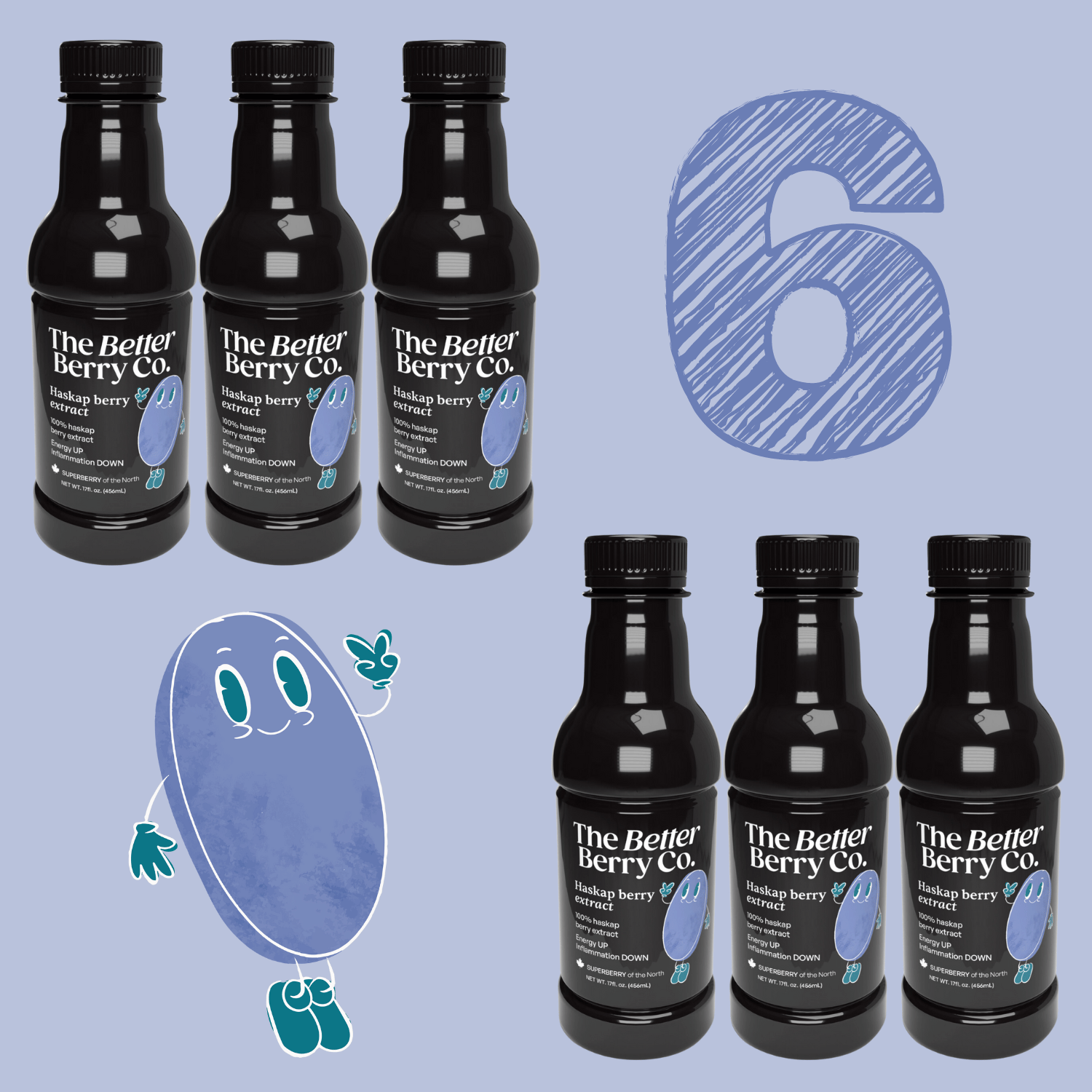 The Better Berry Co (6-Pack) w/ FREE SHIPPING