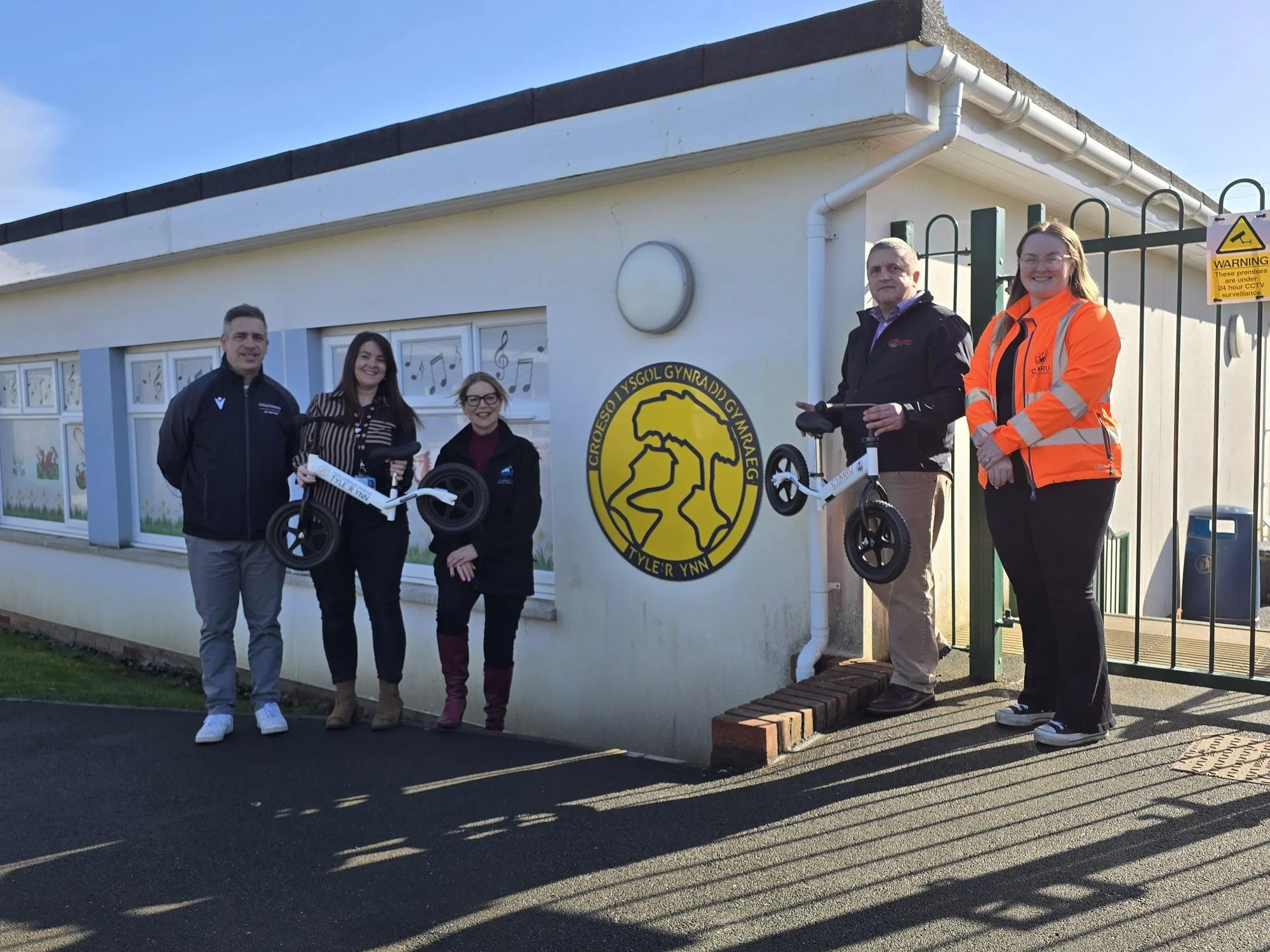 Cymru Quarry Group Sponsors Balance Bikes for Schools to Tackle Childhood Obesity in Wales | Cycle Champs Ltd