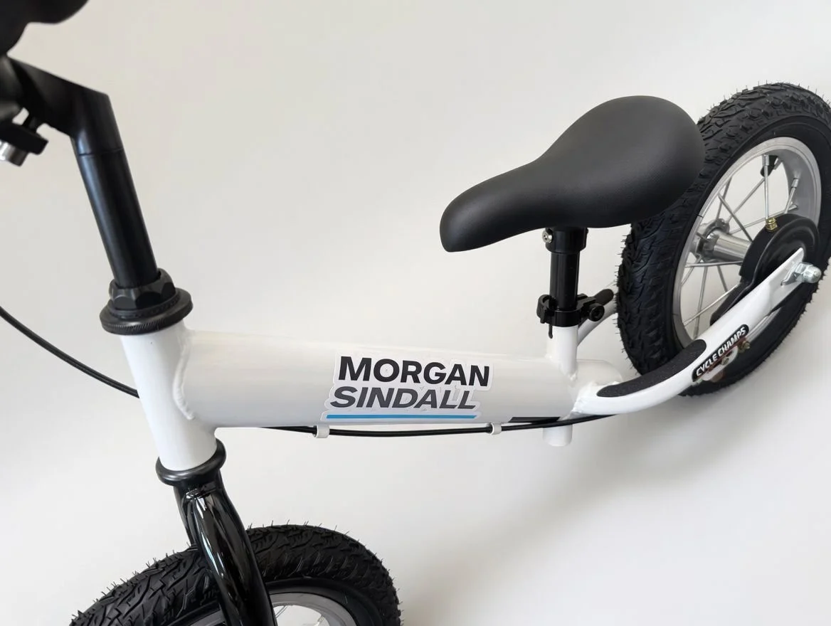 Morgan Sindall Sponsors Balance Bike Education at Ysgol Gynradd Gymraeg Rhosafan