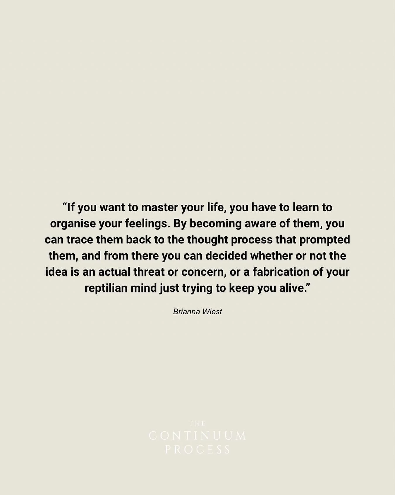 Not everyone needs to do this - organise thoughts and feelings - but I&rsquo;ve seen so many different benefits from clients when they do. 

Not everyone wants to master their life either - some aren&rsquo;t interested or feel like they already are d