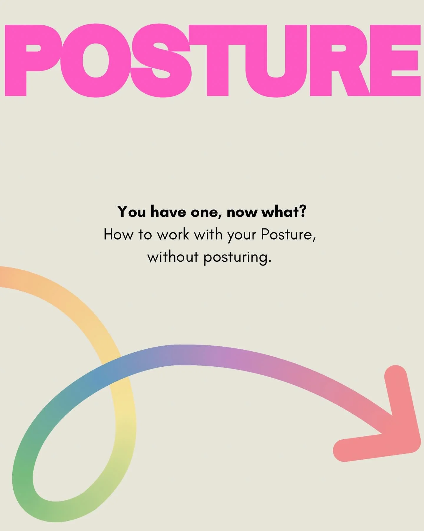 Nuance and adaptability for how we lead ourselves and move through our lives at different chapters, is more important now than ever. Nothing is set and forget.

The conversations I&rsquo;ve been having around your Postures for the year have been so w