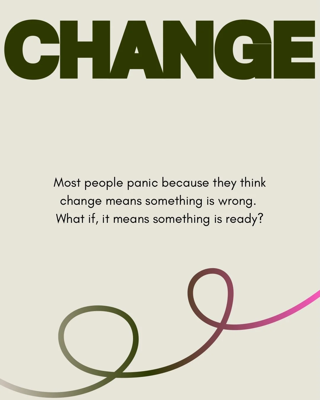 Readiness for change doesn&rsquo;t always feel like excitement.

Sometimes it feels like irritation, restlessness, or self-sabotage.

How often do we turn judgement on ourselves for this? When what if it&rsquo;s change asking for space?

Be gentle wi