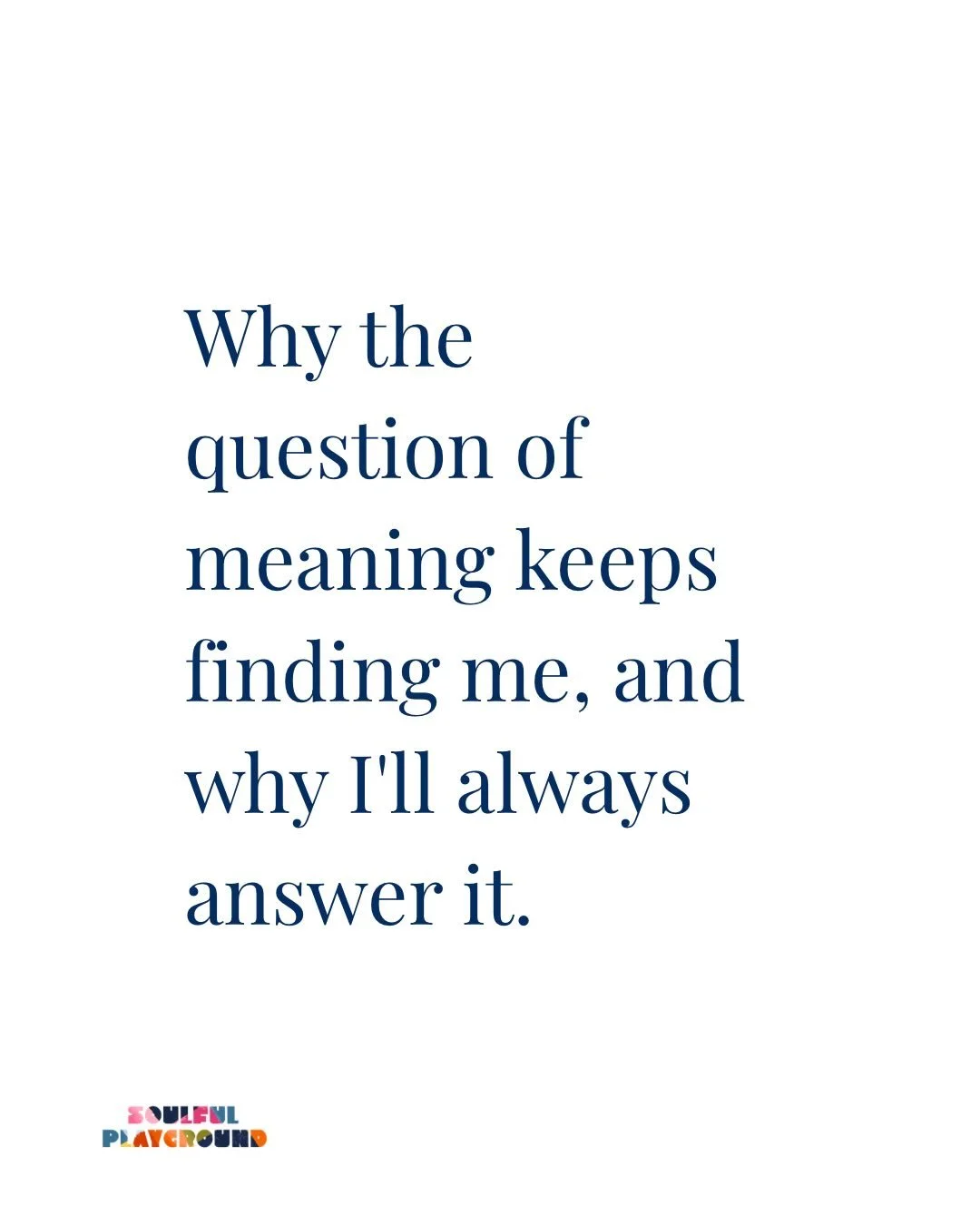 Live on @substack now ✔️

For anyone who has a good life and still feels the questions storing underneath it.

Link in bio :)

#meaning #lifeleadership #soulfulplayground