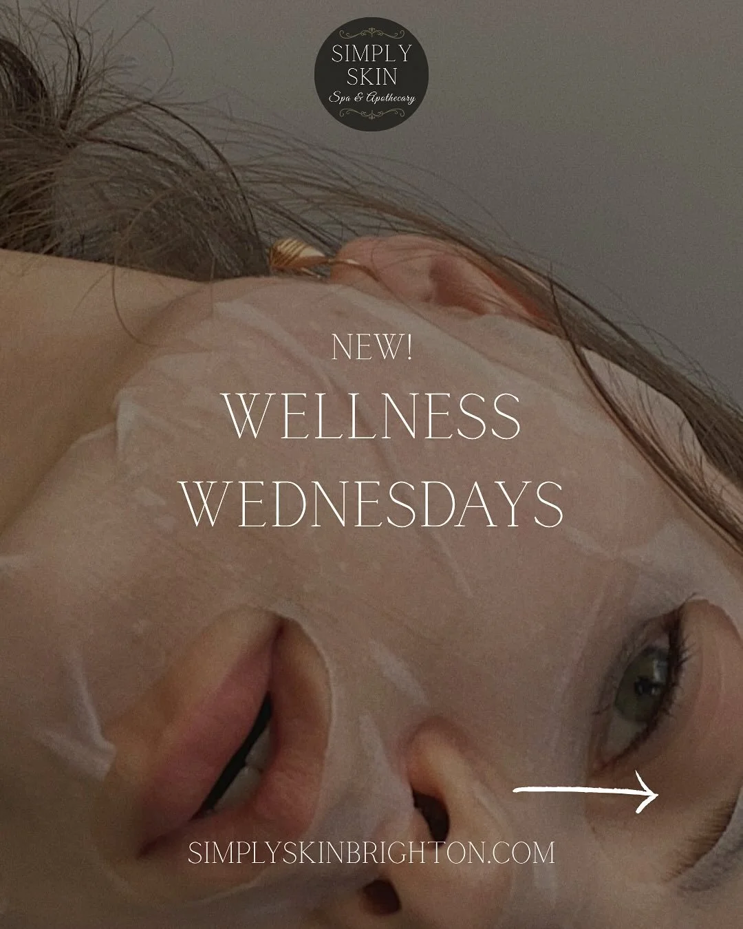 Introducing Wellness Wednesdays at Simply Skin Spa &amp; Apothecary! ✨

Your midweek reset is here. Every Wednesday from 3&ndash;6 PM, we&rsquo;re celebrating wellness with exclusive savings, self-care treatments, and relaxing sips. Whether you pop i