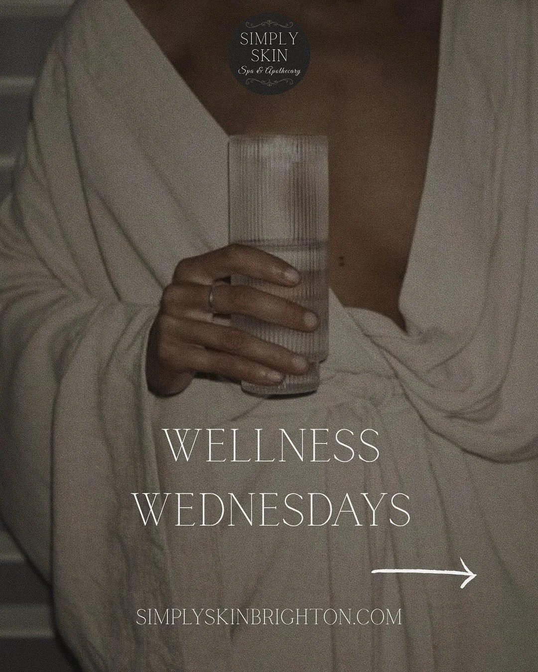 Wellness Wednesdays at Simply Skin Spa &amp; Apothecary! ✨

Your midweek reset is here. Every Wednesday from 3&ndash;6 PM, we&rsquo;re celebrating wellness with exclusive savings, self-care treatments, and relaxing sips. Whether you pop in for a quic