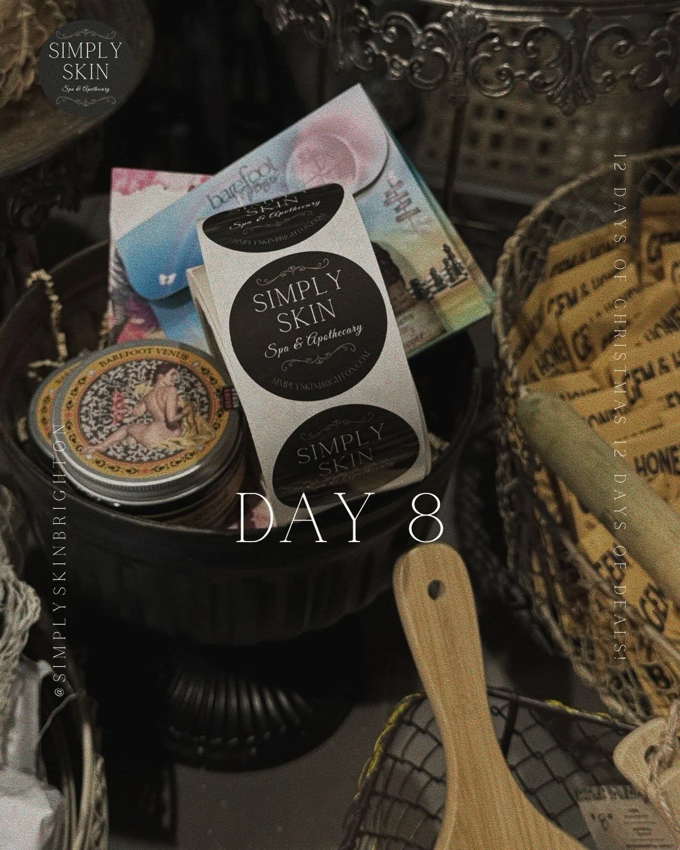 DAY 8 &mdash; Friday, Dec 19
💆&zwj;♀️ The Gift of Glow (In-Spa Only) Buy a Gift Certificate In-Spa &rarr; Receive a $25 Service Credit Treat them&hellip; and keep a little something for you.