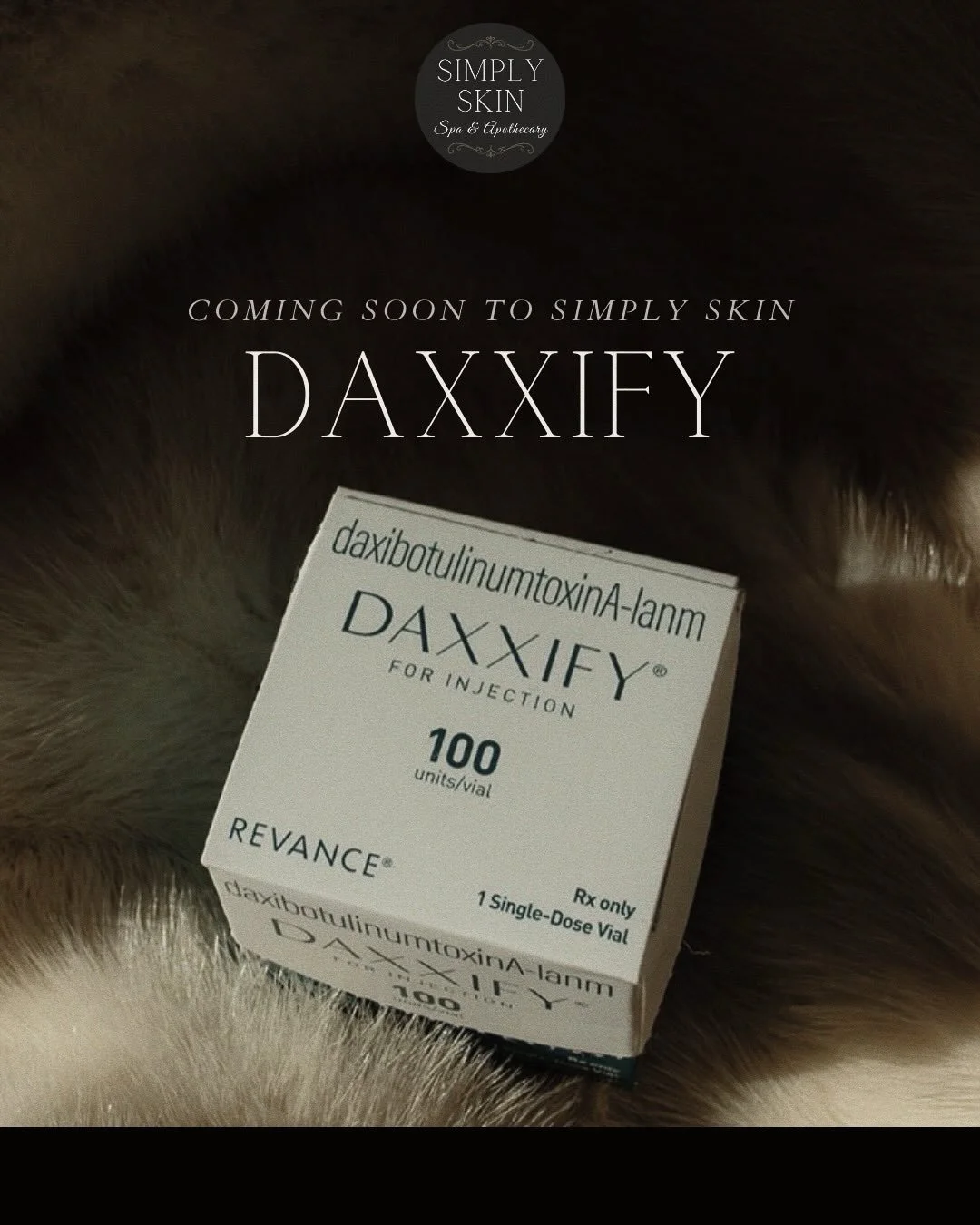 Simply Skin is about to level up. ✨

We&rsquo;re bringing Daxxify to the menu soon &mdash; and yes, it&rsquo;s different than Botox.

Here&rsquo;s why everyone&rsquo;s talking about it:

&bull; 💉 Longer-lasting results (up to 6&ndash;9 months for ma
