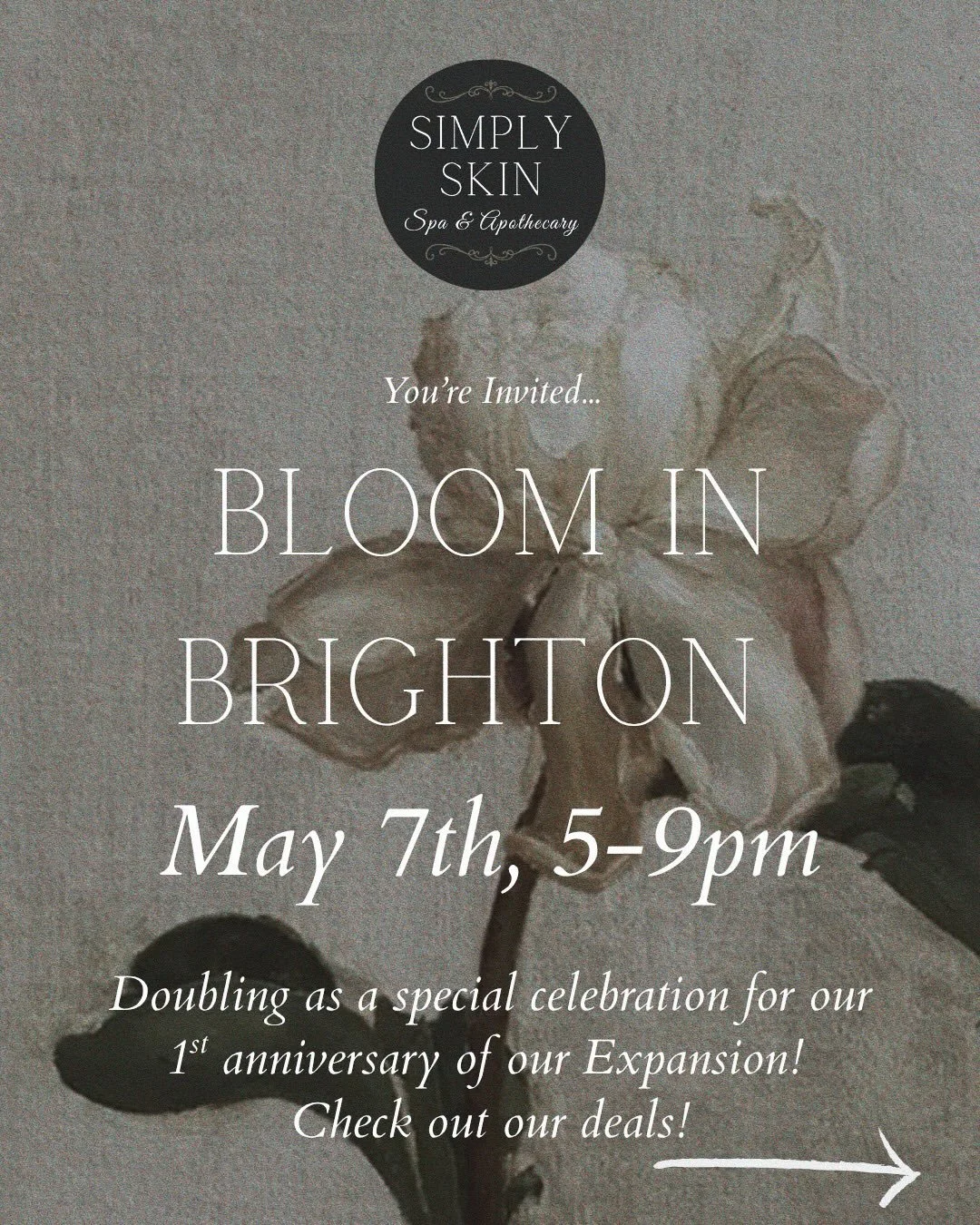 🌸 BLOOM IN BRIGHTON 🌸
We&rsquo;re kicking off a 3-day Grand Re-Opening Anniversary Celebration

Brighton &mdash; it&rsquo;s time ✨
We&rsquo;re officially beginning three days of celebration as we honor our Grand Re-Opening Anniversary and everythin